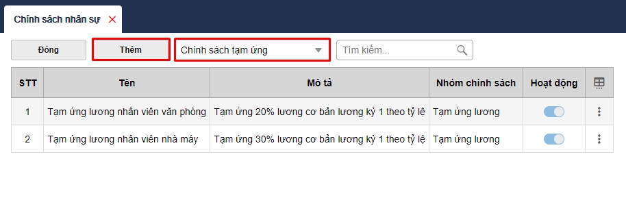 Chinh sach nhan su - nut them chinh sach tam ung.jpg
